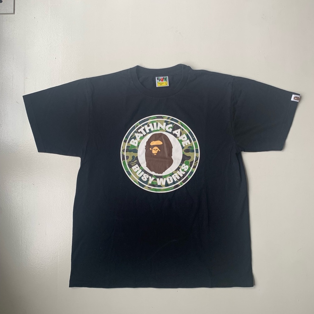 BAPE ABC Camo Busy Works “Black/Green Camo” T-Shirt